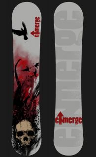   NEW EMERGE Snowboard Mens Madness 157 CAMBER Carbon Fiber ALL MOUNTAIN