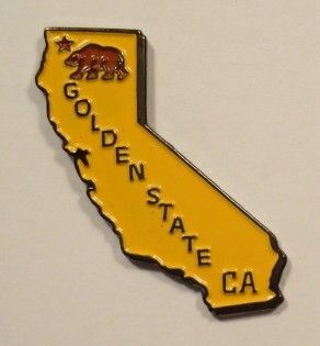 California Brown Bear Golden State Souvenir Lapel Pin