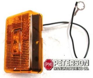Amber LED CLEARANCE Truck Trailer Boat Enclosed Side Marker Light 