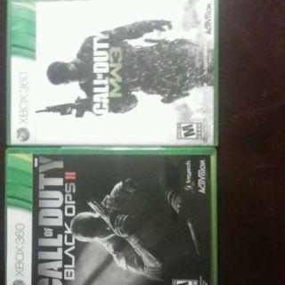Call of duty mw3 and black ops 2 (xbox 360)