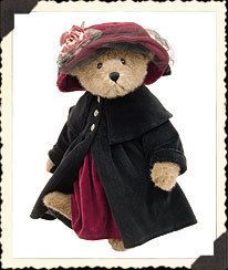  Boyds Rebecca Bearimore 16" Bear Hat Dress Coat