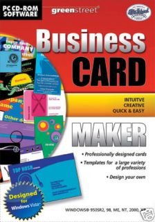 Business Card Maker CD to Design Professional Biz Cards