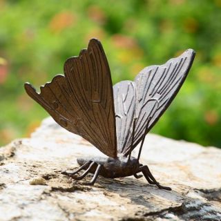 Large Butterfly Garden Sculpture Aluminum Statue Garden Accent Figure 