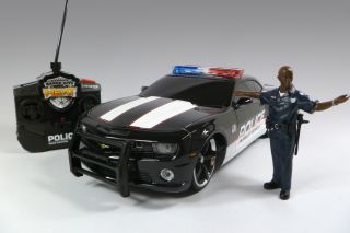 18 RC Chevy Camaro Police Car Lights & Sounds RTR with FREE Police 