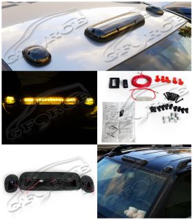 Pcs Cab Truck Van ​suv Smoke Lens LED Roof Top Marker Running 