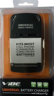   Universal Battery Charger – Fits Most Cell Phone & Camera Batteries