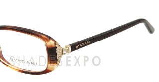 New Bvlgari Eyeglasses BV 4060B Havana 5218 BV4060B 54mm