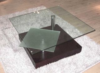 Vig Furniture Cj 071 Glass Top Coffee Table