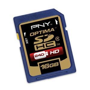 PNY 16g SDHC Hi Cap SD Card for Canon FS300 Camcorder
