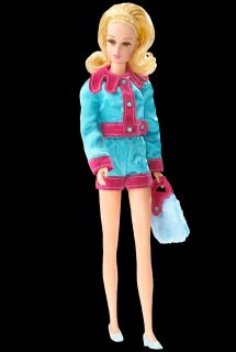 2005 Smashin Satin Francie with Shipper Box Barbie Doll Reproduction 