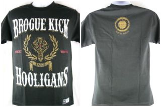 Sheamus Brogue Kick Hooligans WWE Authentic Black T Shirt New