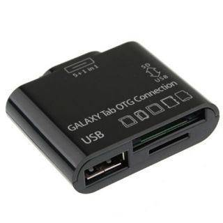USB Camera TF Micro SD Card Reader OTG Connection for Tablet Samsung 