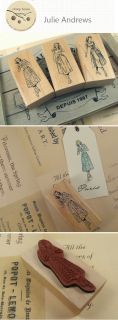 Decorative Stamps Rubber Stamp_Julie Andrews