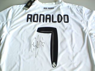 RONALDO Signed Autograph 2010 REAL MADRID Shirt Jersey COA BRAND NEW 