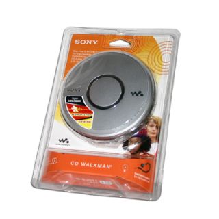Sony DEJ011 CD Walkman Portable CD Player in Sparkling Silver