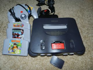   64 System Complete with 3 Games Mario Party Diddy Kong Starfox