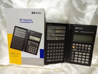   19BII Financial Business Consultant II Calculator Manual FAST SHIPPING