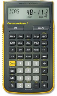 Construction Master 5 Sientific Calculator