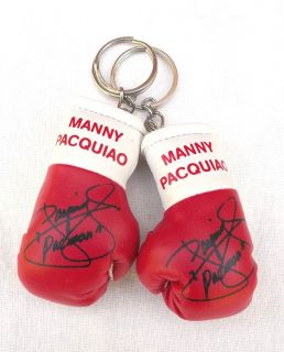 Manny Pacman Pacquiao Autograph Mini Boxing Gloves