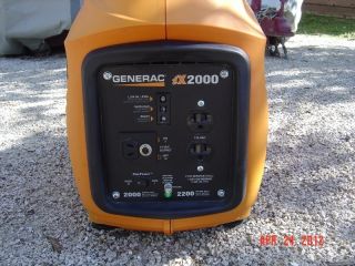 Generac IX 2000 Inverter Camping Generator