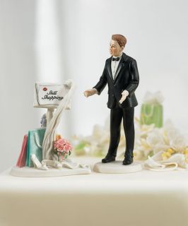 Wedding Humorous Message Board Groom Cake Topper Tops