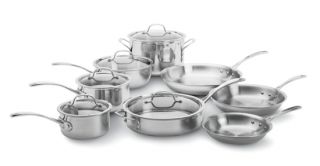 Calphalon Tri Ply Stainless 13 Piece Cookware Set Stainless Steel