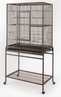    Bird Cage Parrot Cages Cockatiel 32 x20 x53 Wrought Iron Flight Cage