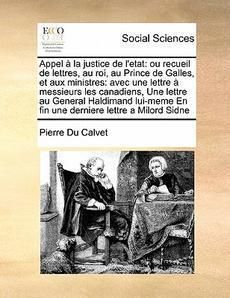 Appel La Justice de LEtat New by Pierre Du Calvet 1171393520