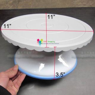 Revolving Cake Stand Decorating Turntable 11 Smooth Movement Cutter 