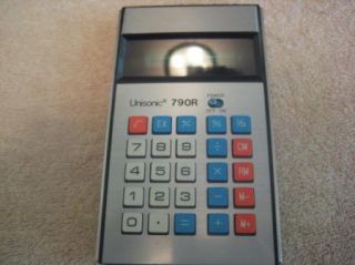 RETRO Vintage Calculator Unisonic 790R Functional