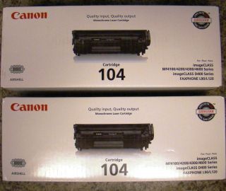NEW OEM CANON 104 INK IMAGECLASS MF 4100 4200 4300 4600 D400 FAXPHONE 