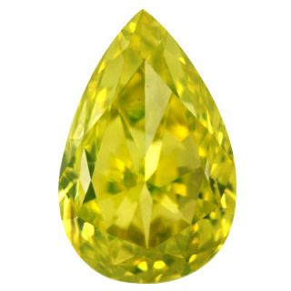 71 CTW Canary Yellow Color Pear Shaped Real Loose VVS1 Clarity Loose 