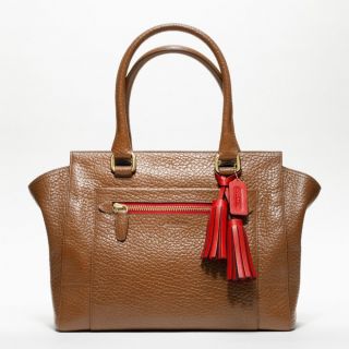 COACH Legacy Leather Medium Candace Carryall handbag bag NWT $458 100% 