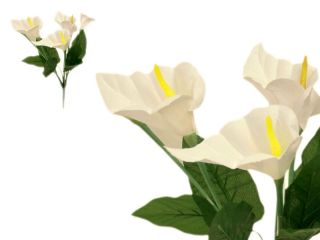 84 Silk Calla Lily Flowers for Wedding Bouquets Centerpieces Wholesale 