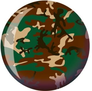 New 12 Brunswick Camouflage Army Camo Viz A Ball Bowling Ball