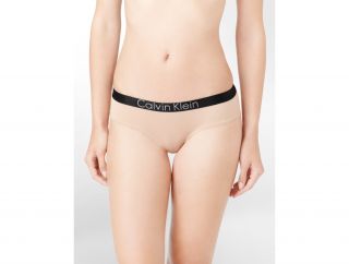 Calvin Klein Underwear Womens Metallic Chrome Micro Cheeky Short 