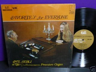  Mega RARE Aebli Records Pat Eebli Gulbransen Organ