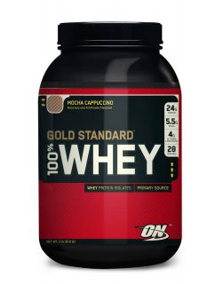 Optimum Nutrition 100 Whey Protein Gold 2lb Mocha Capp