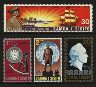 Samoa 1970 Ships Explorers Captain Cook Set MNH