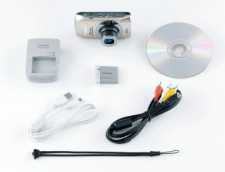 Canon PowerShot ELPH 500 HS Digital Camera Silver 4GB