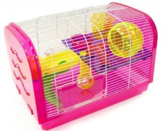   Hamster Rodent Mouse Mice Critter Play House Cage H1080A Pink