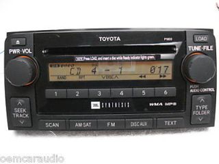 06 07 08 09 Toyota 4Runner JBL Synthesis Radio Stereo 6 Disc Changer 