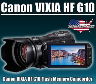 Canon Vixia HF G10 HFG10 32 GB Flash Memory Camcorder w/ Canon 
