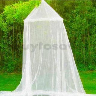 White Bedroom Canopy Insect Bed Net Mosquito Curtain