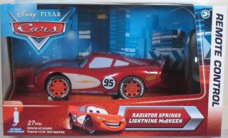 Disney Pixar Cars RC Radiator Springs Lightning McQueen Radio Remote 