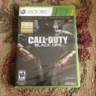 Call of Duty Black Ops Xbox 360 2010 Brand New SEALED and Never Opened 