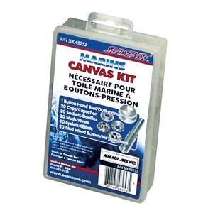 101 piece canvas snap fastener kit