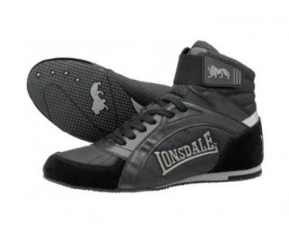 Lonsdale Swift Adult Boxing Boots Black Red Color New