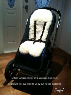   Lambskin Baby Stroller / Car Seat / Pram / Jogger / Buggy Liner