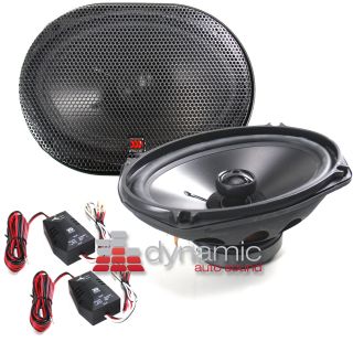   Integrated 2 Way Tempo Series Coaxial Car Speakers Pair
